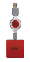 Sweex 4-port USB Hub Rosy Red (US032)